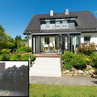 Glas: Dach HeatMirror / Glas-Faltwand 2 x 4 mm Floatglas <br>
SL 80, 4 x rechts öffnend, 2 x Dachschiebefenster (elektronisch), Seitlich: Dreh-Kipp-Tür<br>
Größe: ca. 5,50 x 382 m<br>
Farbe: DB 703<br>
WiGa-Steuerung: WS 1-2 Color mit 2 Antriebsgruppen<br>
Markilux Mark